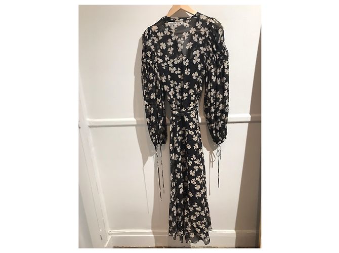 LOEWE Kleid T.International M Seide Schwarz - Ansicht 2