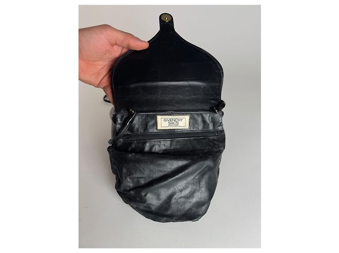 Vintage Givenchy 4G Leder Tasche schwarz - Ansicht 8
