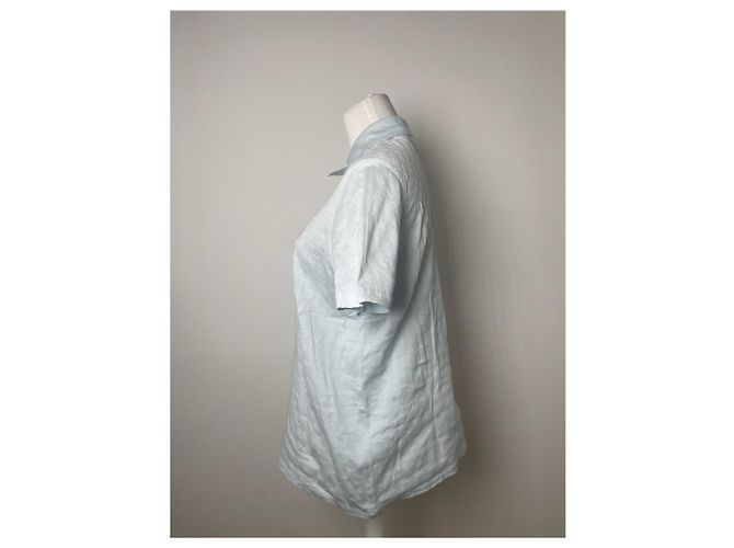 Polo vintage Dior azzurro chiaro M Blu - vista 4