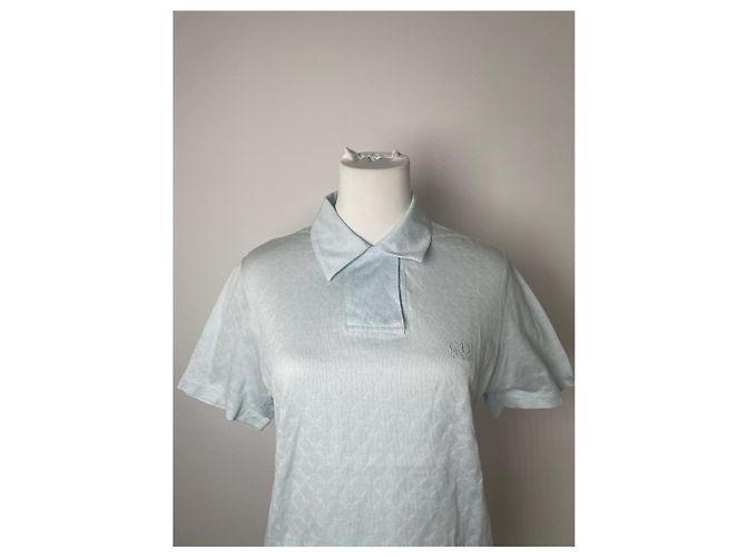 Polo vintage Dior azzurro chiaro M Blu - vista 5