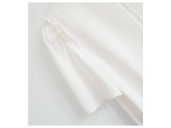 Top de crepé con volantes Dolce & Gabbana Crudo - vista 4