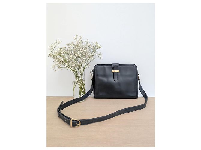 Borsa Céline in pelle blu notte Blu navy - vista 2