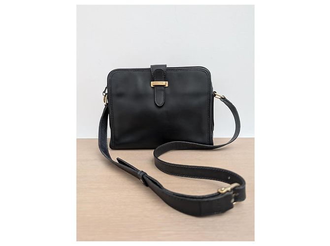 Borsa Céline in pelle blu notte Blu navy - vista 3