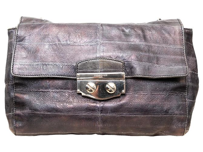 Bolsa Le Sixième de Yves Saint Laurent Roxo - vista 5
