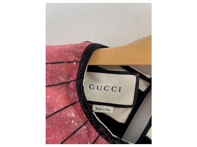 GUCCI Tops T.International M Algodón Negro - vista 5