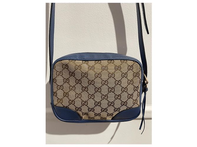 Borse GUCCI T. Pelle Blu - vista 12