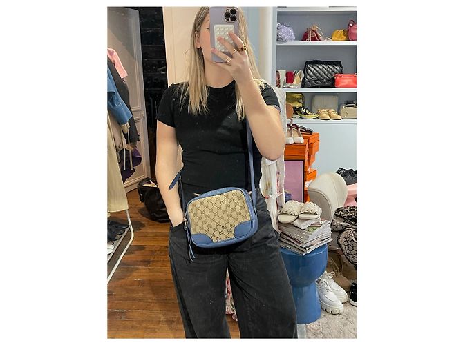 Borse GUCCI T. Pelle Blu - vista 15