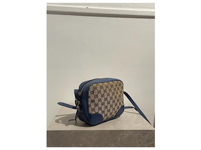 Borse GUCCI T. Pelle Blu - vista 3