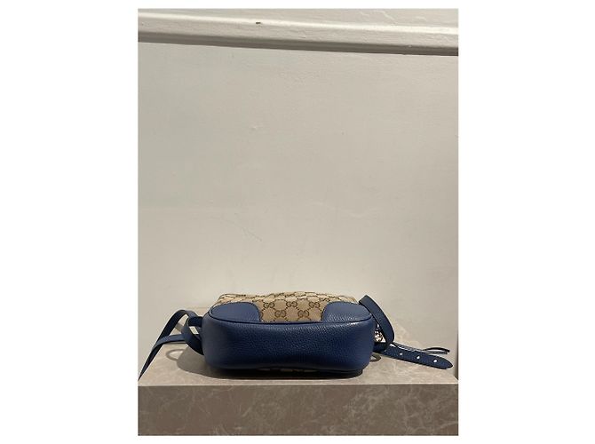 Borse GUCCI T. Pelle Blu - vista 4