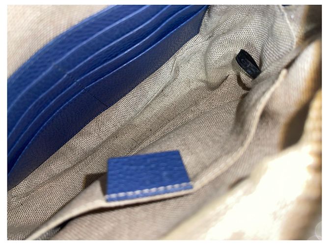 Borse GUCCI T. Pelle Blu - vista 8