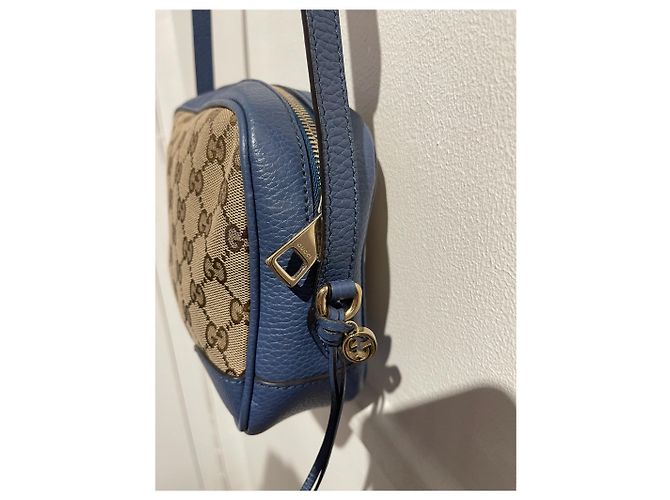 Borse GUCCI T. Pelle Blu - vista 9