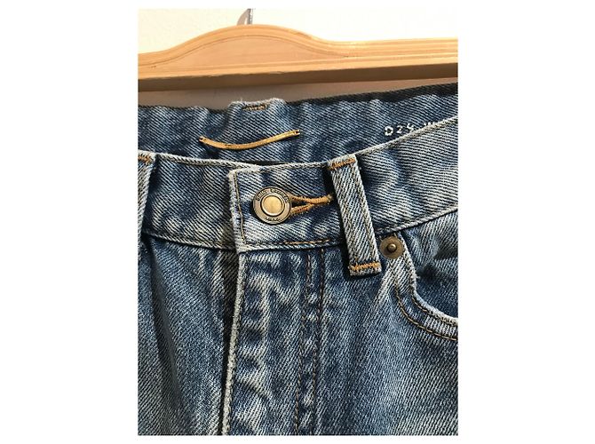 Jeans SAINT LAURENT T.US 26 Denim - Jeans Azul - vista 3
