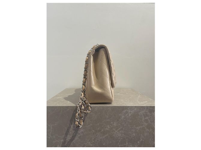 Borse CHANEL T. Pelle Beige - vista 4