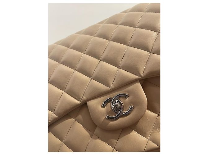 Borse CHANEL T. Pelle Beige - vista 5