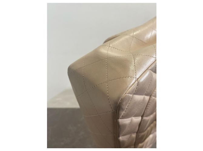 Borse CHANEL T. Pelle Beige - vista 8