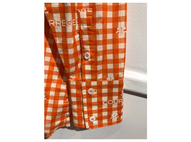 COURREGES Tops T.International M Algodón Naranja - vista 5