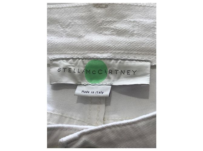 Stella Mc Cartney STELLA MCCARTNEY Jeans T.US 28 Algodón Blanco - vista 5