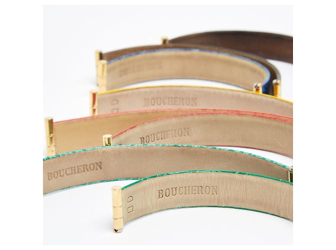 Boucheron Montre Reflet Small 8 Armbänder Uhr Small 8 Bunte Lederarmbänder - Ansicht 3