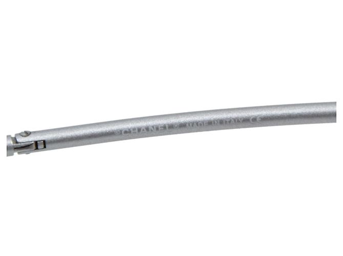 Chanel 4035 Rahmenlose silberne transparente Sonnenbrille - Ansicht 6