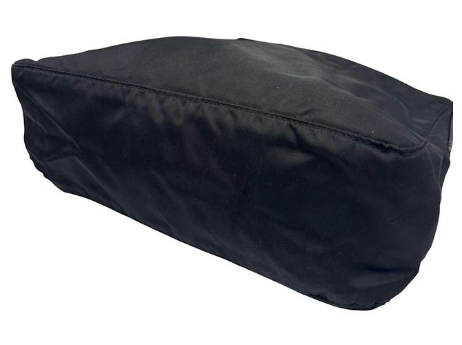 Borsa a tracolla incrociata in nylon nero con logo Prada Sport - vista 4