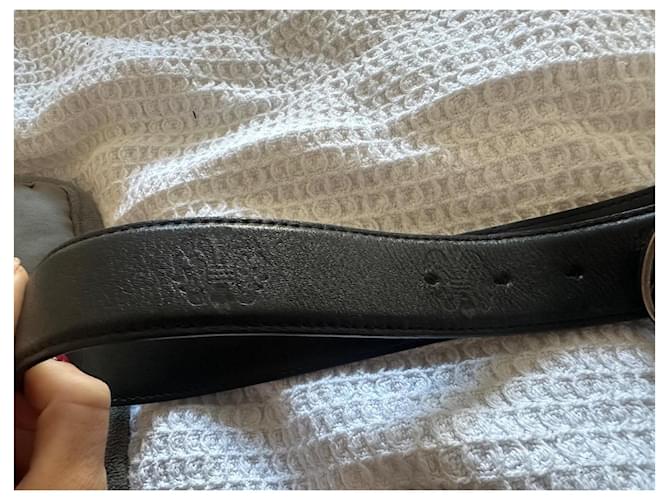 Chrome Hearts Cemetery Gürtel Schwarz Silber Hardware - Ansicht 3