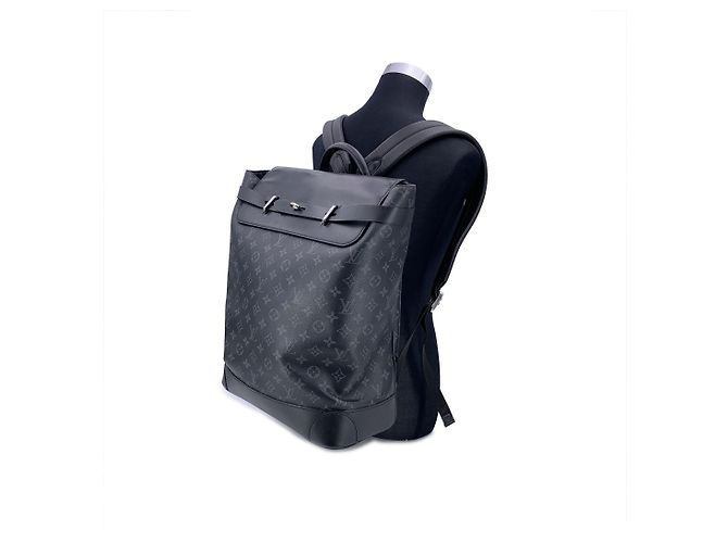 Whisper Louis Vuitton Stoff-Rucksack Steamer Schwarz - Ansicht 2