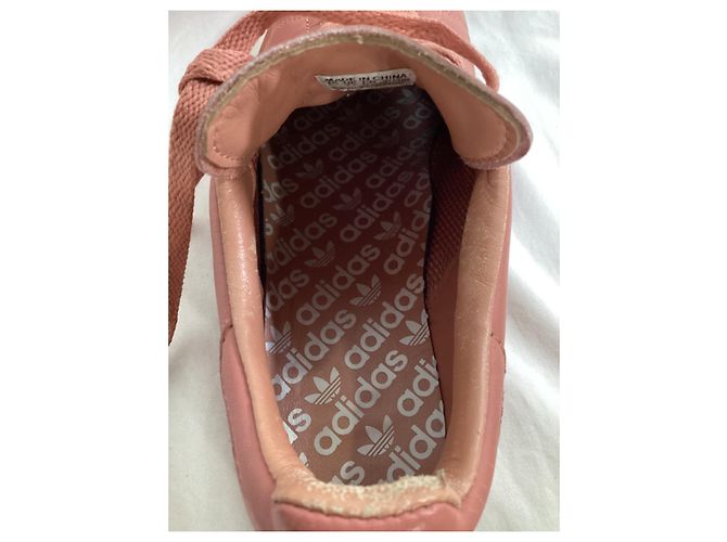 Autre Marque Adidas x Raf Simons Stan Smith Sneakers aus rosa Leder - Ansicht 14