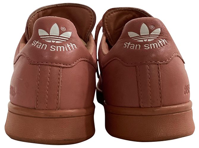 Autre Marque Adidas x Raf Simons Stan Smith Sneakers aus rosa Leder - Ansicht 2