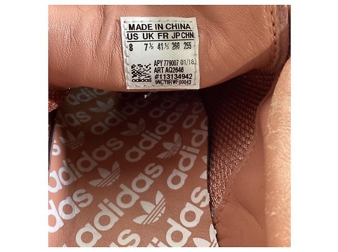 Autre Marque Adidas x Raf Simons Stan Smith Sneakers aus rosa Leder - Ansicht 6