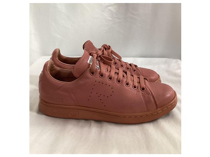 Autre Marque Adidas x Raf Simons Stan Smith Sneakers aus rosa Leder - Ansicht 8