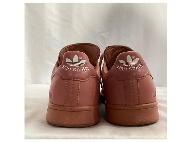 Autre Marque Adidas x Raf Simons Stan Smith Sneakers aus rosa Leder - Ansicht 9