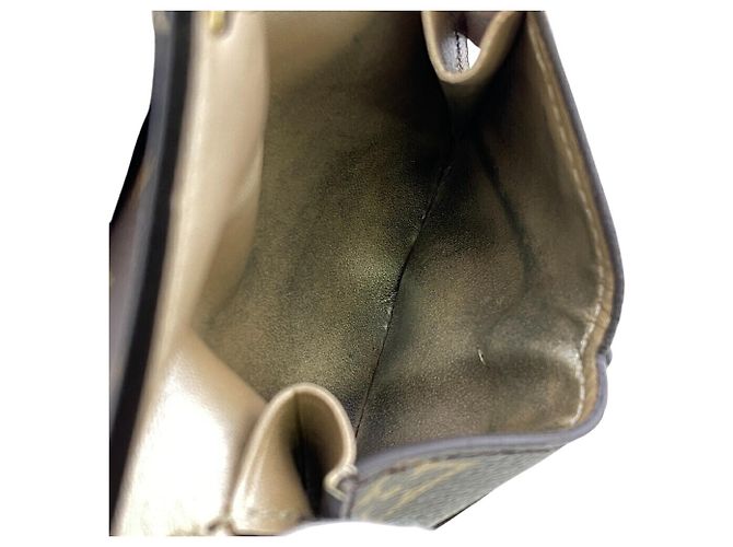 Louis Vuitton Brown Leather Tri-fold Wallet - vista 7