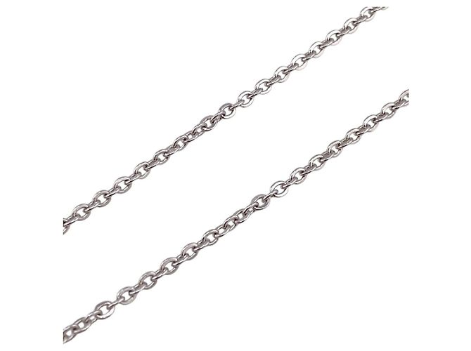 Hermès Collana in corda argentata Hermes Argento - vista 4