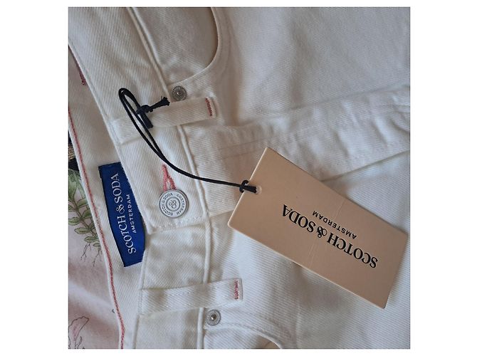 Scotch and Soda Shorts aus weißer Baumwolle - Ansicht 7