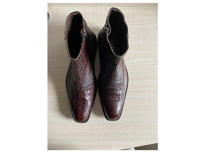 JM WESTON Coccodrillo Marrone Scuro - vista 5