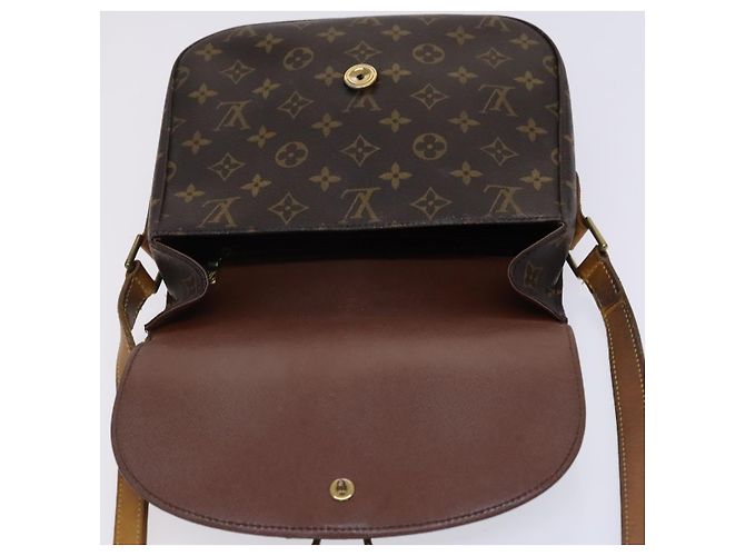 Saint-Cloud LOUIS VUITTON Monogram Saint Cloud GM Borsa a Spalla M51242 LV Auth hk2296 Monogramma - vista 18