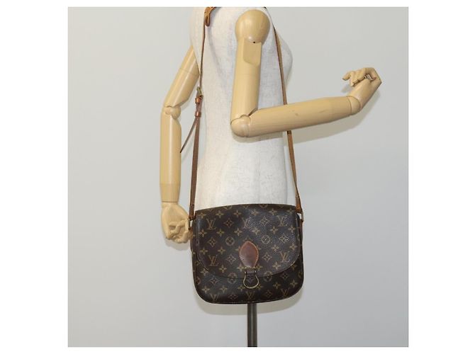 Saint-Cloud LOUIS VUITTON Monogram Saint Cloud GM Borsa a Spalla M51242 LV Auth hk2296 Monogramma - vista 24