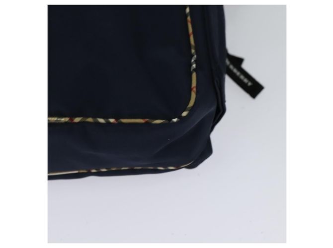 Burberry Schultertasche aus Nylon in Marineblau Auth BA827 - Ansicht 13