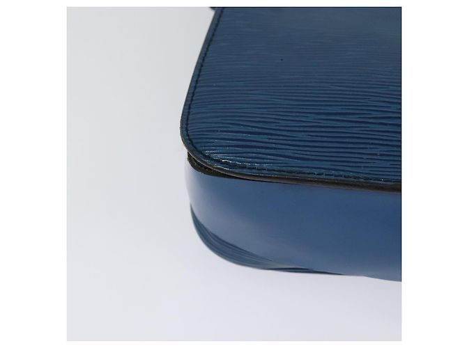 LOUIS VUITTON Epi Cartouchiere MM Borsa a Spalla Blu M52245 LV Auth MY384 - vista 16