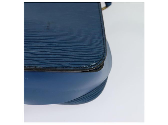 LOUIS VUITTON Epi Cartouchiere MM Borsa a Spalla Blu M52245 LV Auth MY384 - vista 17