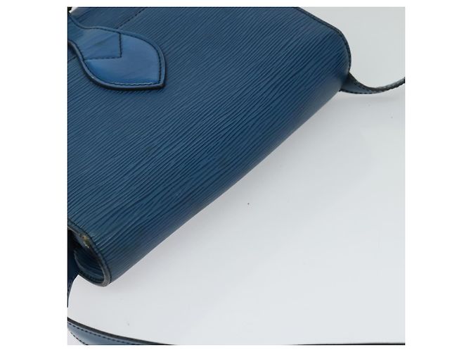 LOUIS VUITTON Epi Cartouchiere MM Borsa a Spalla Blu M52245 LV Auth MY384 - vista 6