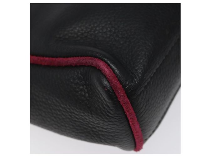 Bulgari Borsa a mano in pelle nera BVLGARI Auth hk2396 Nero - vista 11