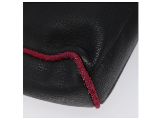 Bulgari Borsa a mano in pelle nera BVLGARI Auth hk2396 Nero - vista 13