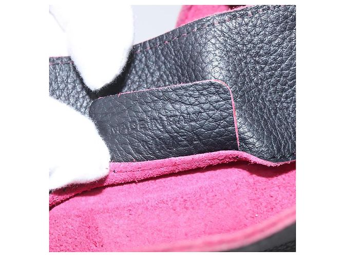 Bulgari Borsa a mano in pelle nera BVLGARI Auth hk2396 Nero - vista 19