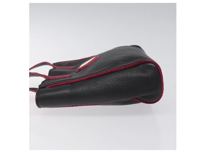 Bulgari Borsa a mano in pelle nera BVLGARI Auth hk2396 Nero - vista 5