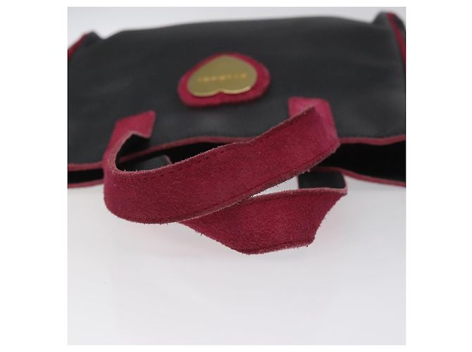 Bulgari Borsa a mano in pelle nera BVLGARI Auth hk2396 Nero - vista 7