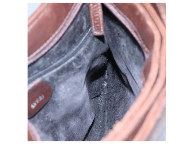 Borsa tote in pelle marrone GUCCI Auth bs23937 - vista 18