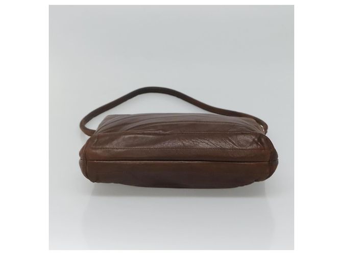 Borsa tote in pelle marrone GUCCI Auth bs23937 - vista 9