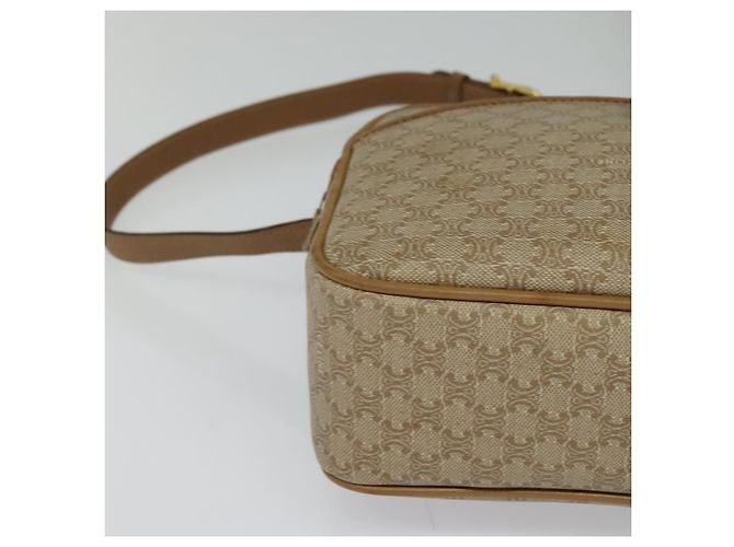 Céline CELINE Macadam Canvas Schultertasche Beige Auth BA958 - Ansicht 10