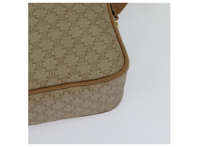 Céline CELINE Macadam Canvas Schultertasche Beige Auth BA958 - Ansicht 13